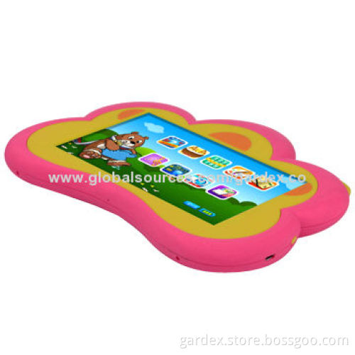 7in Android Children's Learning Tablet PC with 64 Educational Games, Developmental Toys, Pink/Blue